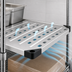 Thumbnail image #3 for Metro Super Erecta 36 x 24 Inch Stainless Steel Louvered Embossed Shelf with Raised Ship's Edge