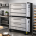 Thumbnail image #3 for Peerless Double-Stack Electric Deck Bake Oven with 4 Decks, 42 x 32 Inch Steel Deck Interior, Right-Side Digital Controls