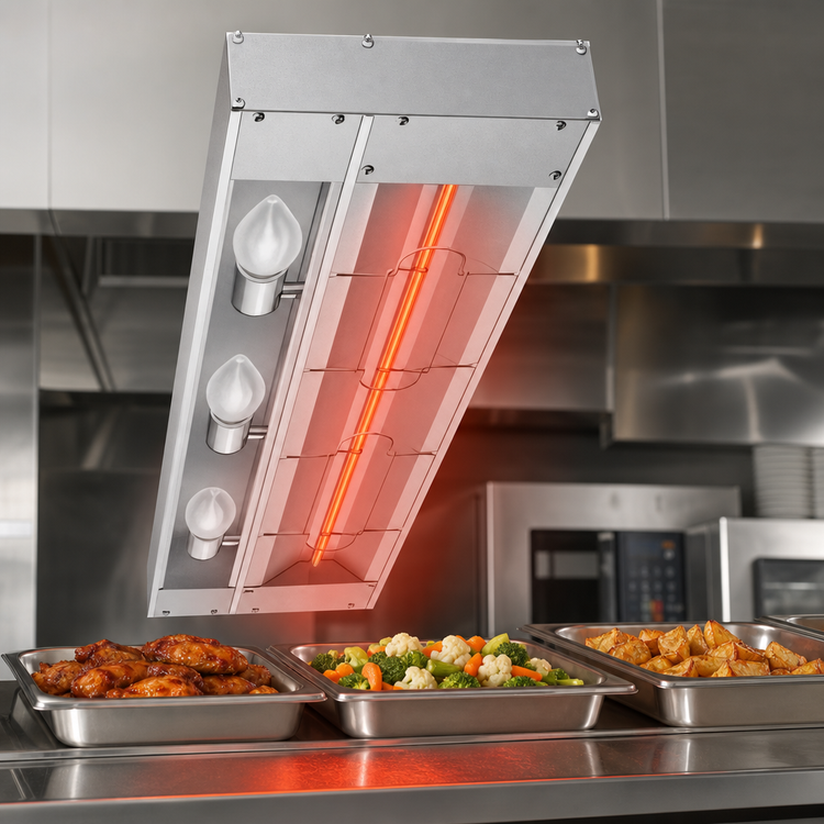 Product image #3 for Hatco Glo-Ray 42-Inch Unlighted Infrared Strip Heater, Aluminum Construction