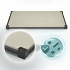 Thumbnail image #3 for Cambro Camshelving® Elevation EWSSKA1448S580 Wall-Mounted Solid Add-On Shelf Kit, 14 x 48 Inches, Brushed Graphite