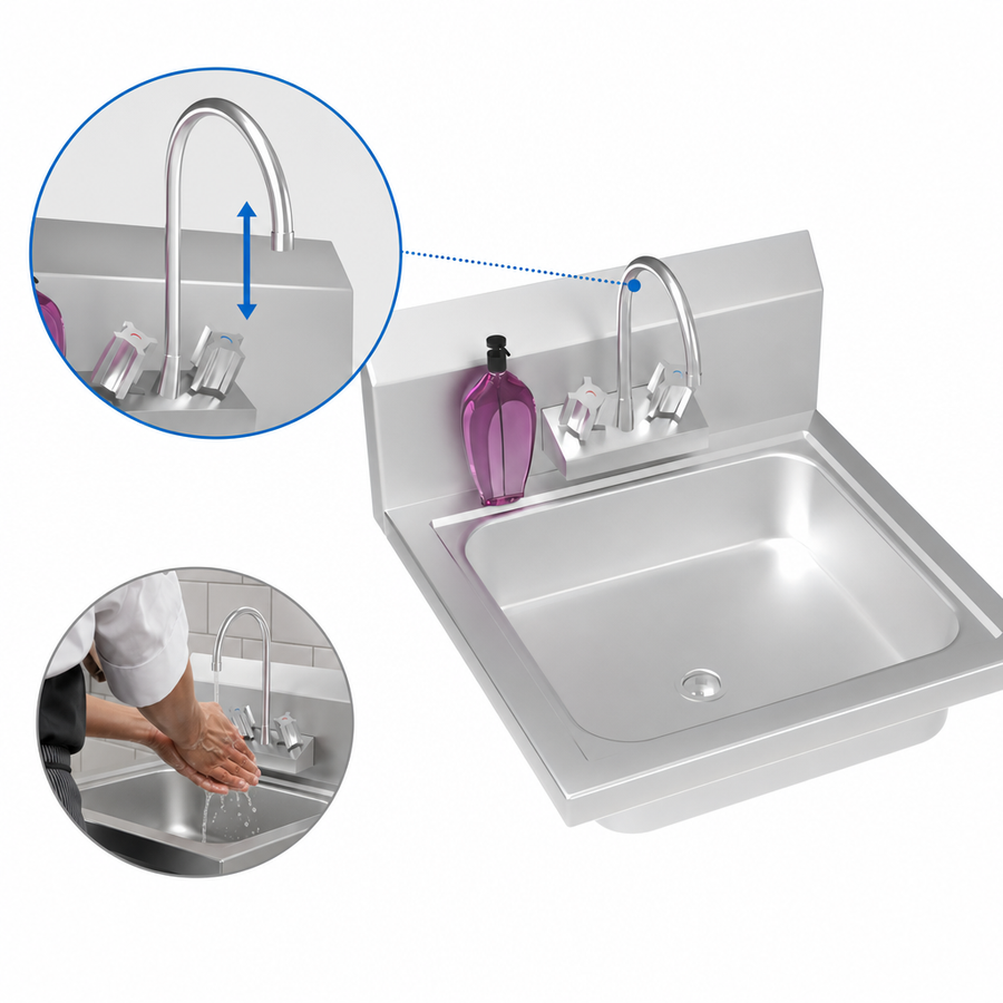 Gooseneck Faucet Included