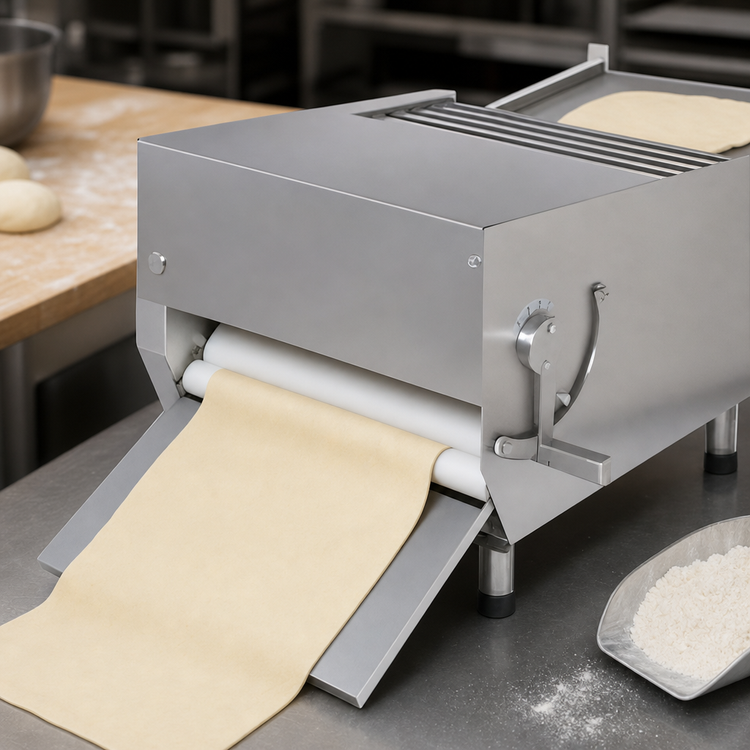 Product image #3 for Somerset CDR-700 Extra Heavy-Duty Bench Dough Sheeter with 20-Inch Synthetic Rollers