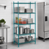 Thumbnail image #3 for Advance Tabco Special Value Series Stationary Wire Shelving Unit, 42-Inch Wide x 14-Inch Deep x 74-Inch High, 4 Shelves, Green Epoxy Finish