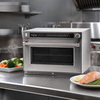 Thumbnail image #3 for ACP Amana® Commercial AMSO35 Microwave Powered Steamer Oven, 1.6 cu. ft., 3500W, Countertop, Touch Controls
