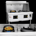 Thumbnail image #3 for York Y-2-STD Two-Chamber Gas Wok Range with Water-Cooled Top and Chinese Swing Faucets