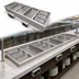 Thumbnail image #3 for Hatco HWBI-6 Drop-In Insulated Modular/Ganged Heated Well for 6 Full-Size Pans