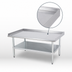 Thumbnail image #3 for Sapphire 48 Inch Wide x 24 Inch Deep Stainless Steel Equipment Stand with Adjustable Undershelf
