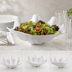 Thumbnail image #3 for Winco 5 Qt. Pearl ABS Plastic Shell Serving Bowl