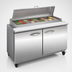 Thumbnail image #3 for IKON Refrigeration Mega Top 2-Section Sandwich/Salad Prep Table, 4 Drawers, 18 1/6 Pans, 48.2-Inch Wide