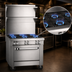 Thumbnail image #3 for Southbend Platinum 48-Inch Heavy Duty Gas Sectional Range with Cabinet Base, 8 Open Burners, and Step-Up Rear Burners