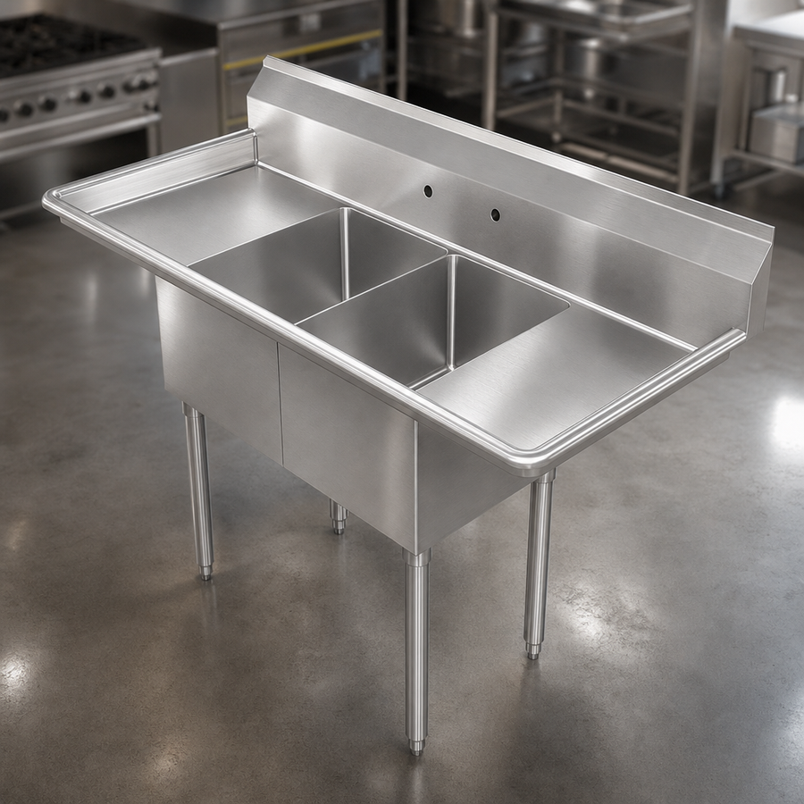 18-Gauge 304 Stainless Steel Top