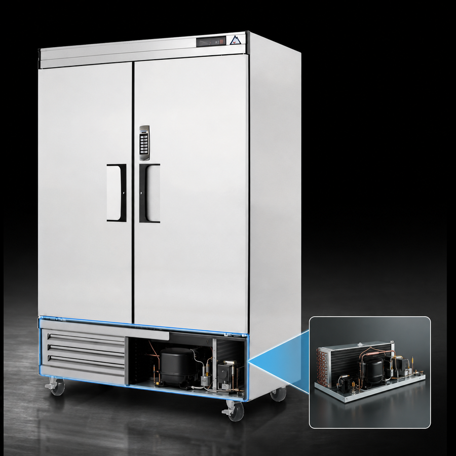 Bottom-Mounted Self-Contained Refrigeration