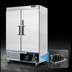 Thumbnail image #3 for Everest Refrigeration EBF2-LAB Two-Section Laboratory Freezer, 33 Cu. Ft., Self-Contained Bottom-Mount, Stainless Steel