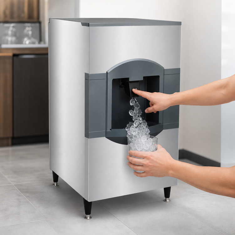 Product image #3 for Scotsman iceValet 30-Inch Hotel/Motel Floor Model Ice Only Dispenser, 180 lb Capacity