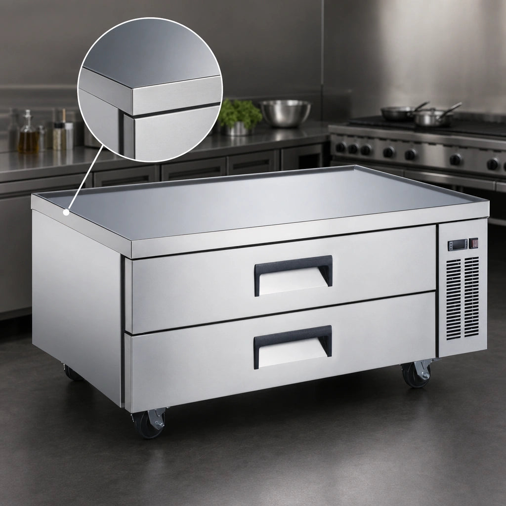 V-Edge Stainless Steel Top
