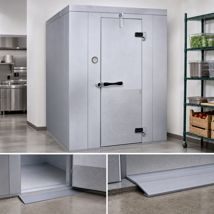 Product image #3 for Kold-Front Indoor Floorless Walk-In Cooler with Remote Refrigeration