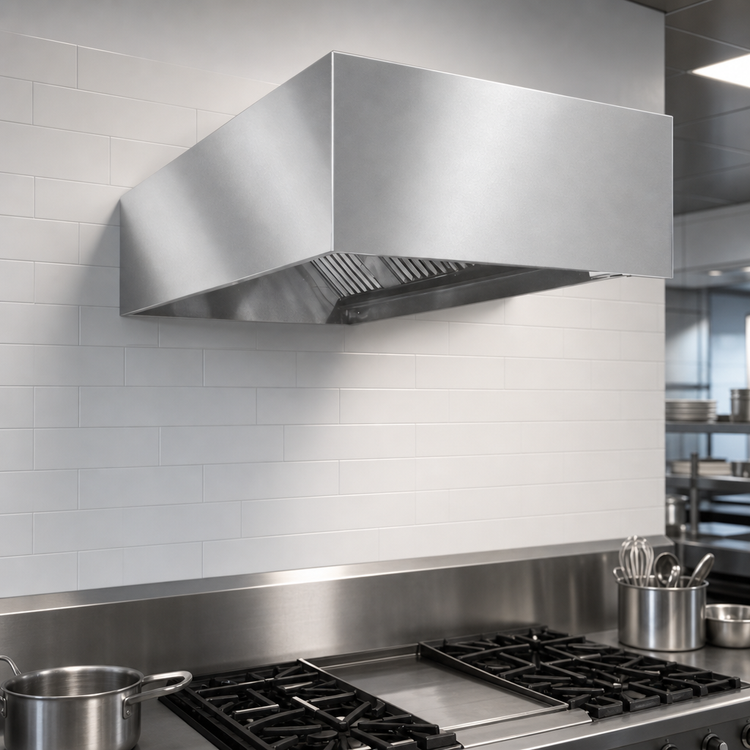 Product image #3 for SpecAir HEIA96-90 90-Inch Wall Type Make-Up Air Exhaust Hood