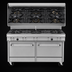 Thumbnail image #3 for Southbend Ultimate 60-Inch Gas Restaurant Range with 9 Open Burners and 2 Standard Ovens