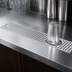 Thumbnail image #3 for 36-Inch Surface Mount Stainless Steel Drip Tray Trough with Integral Glass Rinser