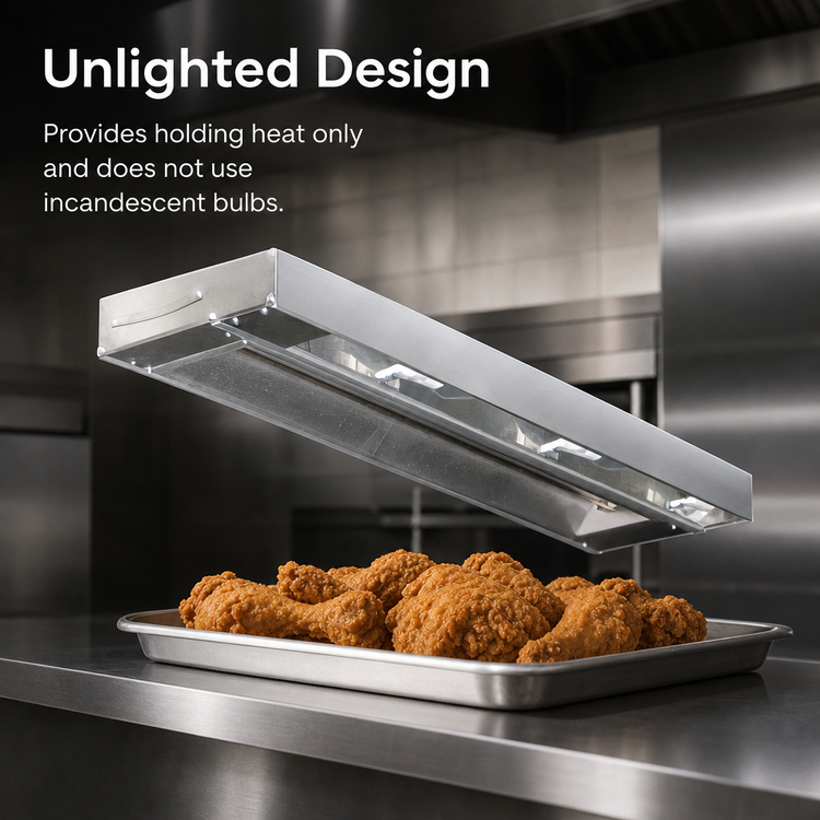 Product image #3 for Eagle RedHots 54-Inch Single High-Watt Unlighted Strip Heat Lamp with Rod-Type Element, 208V