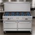 Thumbnail image #3 for Southbend Ultimate 60-Inch Gas Restaurant Range with 9 Open Burners, Convection Oven, and Cabinet Base