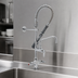 Thumbnail image #3 for T&S Brass Mini Pre-Rinse Deck Faucet with 8-Inch Add-On Faucet