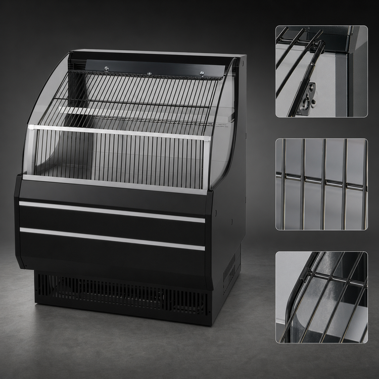 Product image #3 for Turbo Air Wire Security Cover for TOM-75LW-N and TOM-75LB-N Open Display Merchandisers