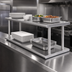 Thumbnail image #3 for Double-Tier Pass-Thru Shelf, 144 x 24 Inches, Stainless Steel
