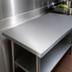 Thumbnail image #3 for John Boos Flat Stainless Steel Countertop, 108 x 30 x 1-1/2 Inch, No Backsplash, NSF
