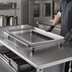 Thumbnail image #3 for Metro 60-Inch x 21-Inch Stainless Steel Truck Dolly Frame with Wraparound Bumper