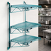 Thumbnail image #3 for Quantum Wall-Mounted Cantilever Shelving Starter Unit with 3 Wire Shelves