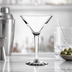 Thumbnail image #3 for Ashbury 6 oz. Clear Glass Martini Glass with Pulled Stem and Footed Base