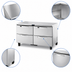 Thumbnail image #3 for True SPEC Series 60-Inch 2-Section Four-Drawer Undercounter Refrigerator with Stainless Steel Top