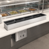 Thumbnail image #3 for Atlas Metal Slim-Line 3-Pan Full-Size Remote Refrigerated Drop-In Cold Food Well