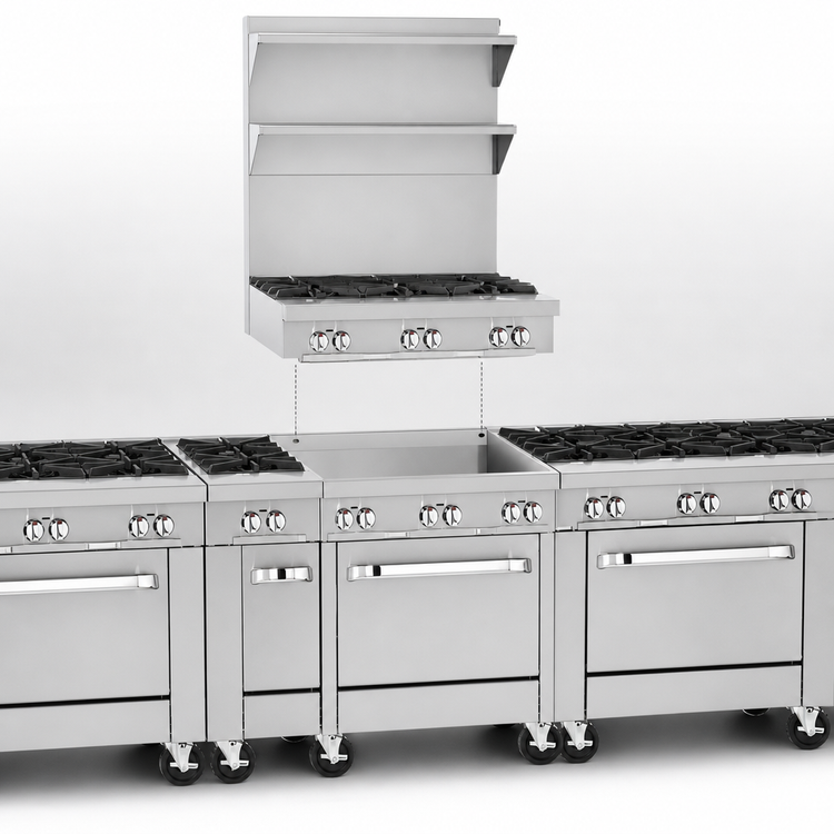 Product image #3 for Southbend Platinum 16-Inch Modular Natural Gas Uniform Hot Top Sectional Range
