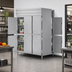 Thumbnail image #3 for Beverage Air P-Series Three-Section Pass-Thru Reach-In Refrigerator with 12 Solid Half Doors, 73.99 Cu. Ft.