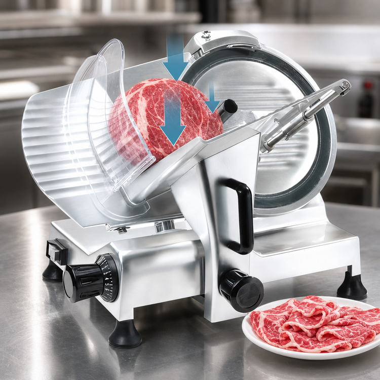 Product image #3 for BakeMax 10-Inch Manual Gravity Feed Meat Slicer