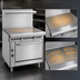 Thumbnail image #3 for Imperial Spec Series 36-Inch Heavy Duty Gas Range with Two 18-Inch Hot Tops and Open Cabinet Base