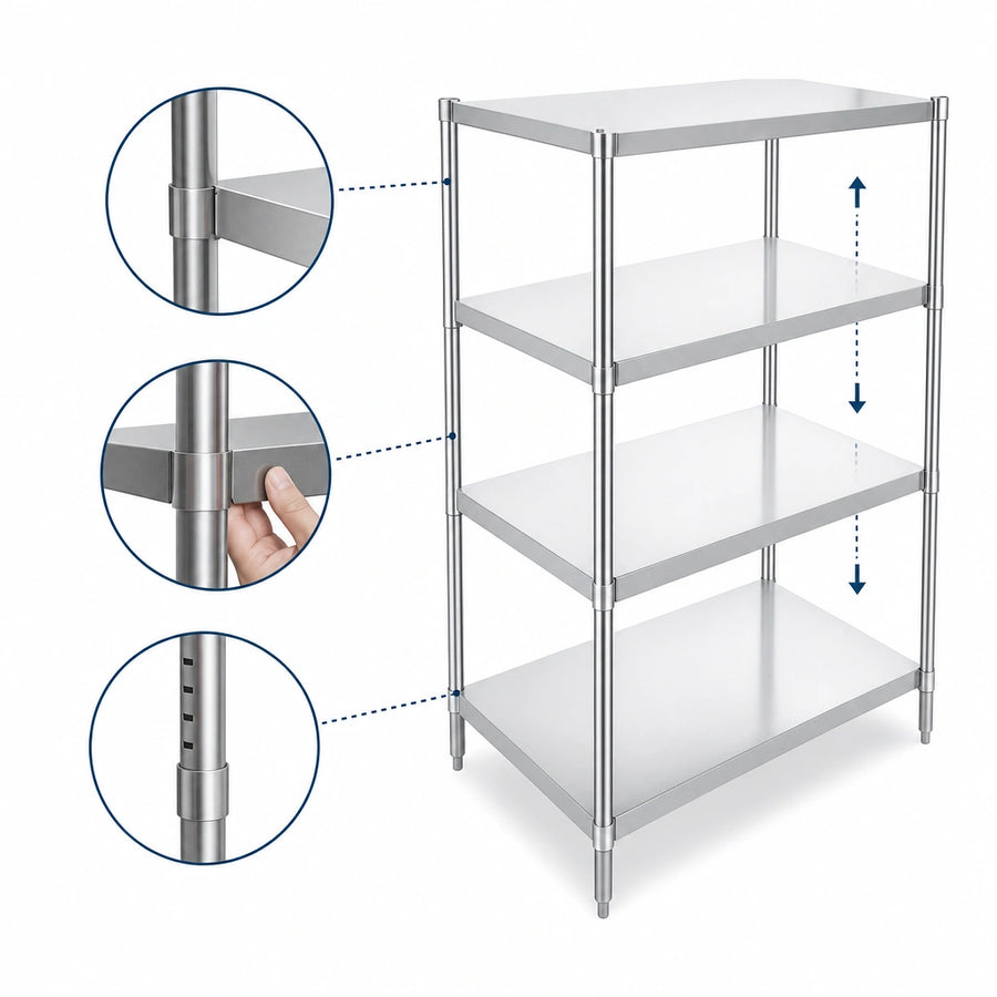 Three Adjustable Shelves