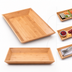 Thumbnail image #3 for American Metalcraft Rectangular Bamboo Serving Tray, 18 x 12 x 2 Inches