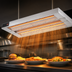 Thumbnail image #3 for Hatco Glo-Ray 144-Inch Double Unlighted Infrared Strip Heater, 6.9 kW, Aluminum