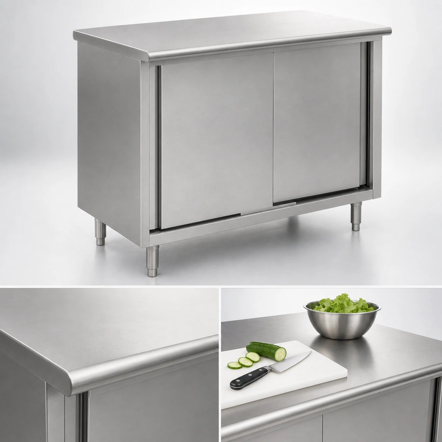 Flat Stainless Steel Top
