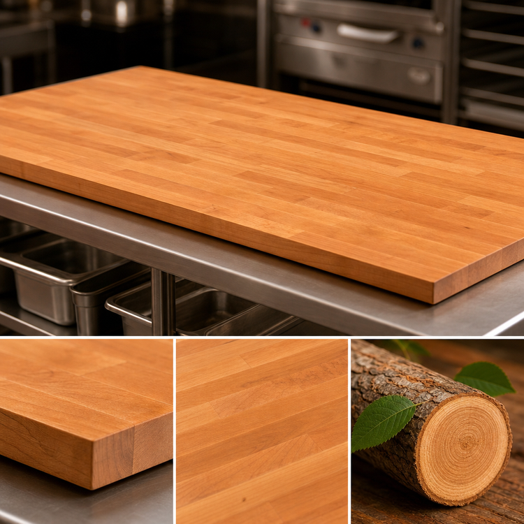 Product image #3 for Boos Block American Cherry Edge Grain Kitchen Countertop, 84 x 27 x 1-1/2 Inch, Oil Finish