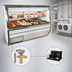 Thumbnail image #3 for Howard-McCray 34N Series 120-Inch Remote Double Duty Deli Meat & Cheese Service Case, Stainless Steel, LED Lit Shelf