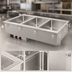 Thumbnail image #3 for Vollrath Three-Well Drop-In Electric Hot Food Well with Thermostatic Controls, 120V, Marine-Grade Stainless Steel Wells