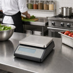 Thumbnail image #3 for Taylor Precision TE10FT Digital Portion Control Scale, 11 lb Capacity, Stainless Steel Square Platform, AC/Battery Powered