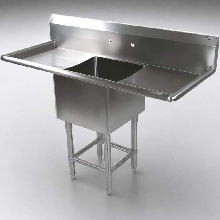 Product image #3 for John Boos Pro-Bowl 1-Compartment Stainless Steel Drainboard Sink with 18 x 24 x 14 Bowl