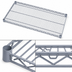 Thumbnail image #3 for Quantum 72-Inch W x 36-Inch D Gray Epoxy Antimicrobial Wire Shelf