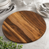 Thumbnail image #3 for Naturals Round Acacia Melamine Serving Board, 13-1/2 Inch Diameter