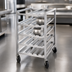 Thumbnail image #3 for Channel Manufacturing Half-Size Stationary Aluminum Can Rack, No Top, 54 #10 Can Capacity